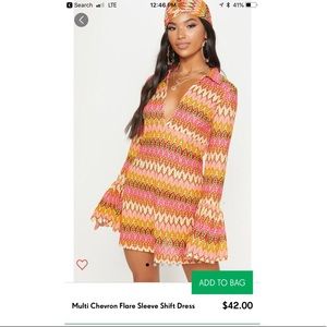 Chevron Dress w/ Turban pretty Little thing